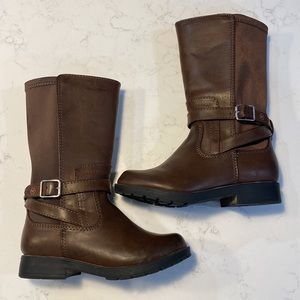 Stride Right Riding Boots / Little Girl 10.5 / Brown Leather
